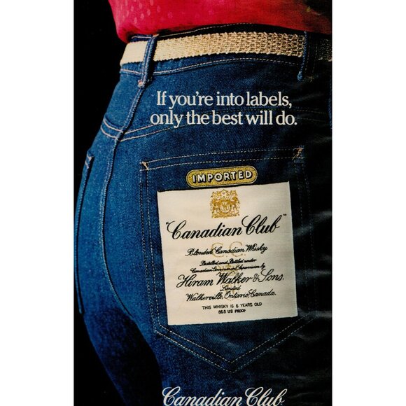 Canadian Club Other - 1982 Canadian Club Whisky Vintage Print Ad "The Best In The House" (L16)